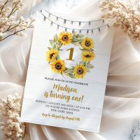 Rustic Woods Tournesol premier anniversaire
