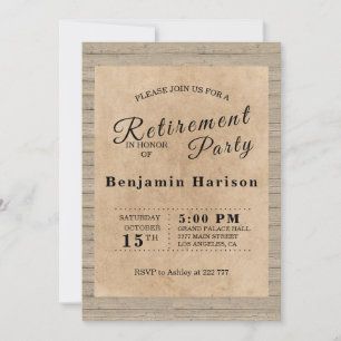 Invitation rustique