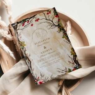 Invitation Rustique Berry Mariage d'automne