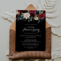 Rustique Black Botanical 50e anniversaire de Maria