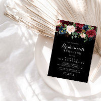 Rustique Black Bridesmaids Luncheon Douche