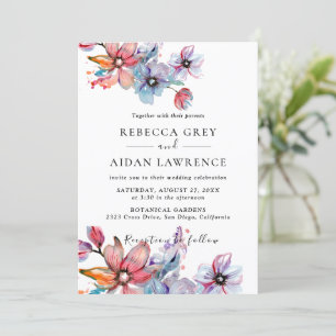 Invitation Rustique Botanique Eucalyptus Verdure Mariage Invi