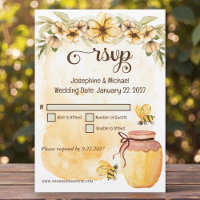Rustique Bumble Bee Mariage rustique RSVP