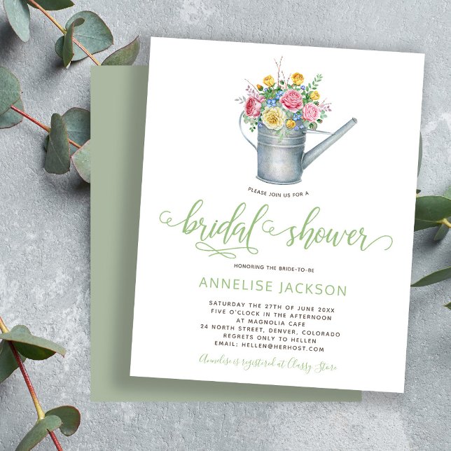 Invitation rustique chic à petit budget pour une b (Créateur téléchargé)