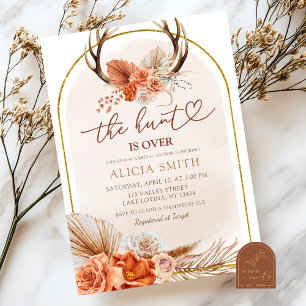 Invitation Rustique Coquette Citrouille tomber amoureux enter