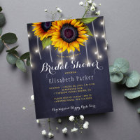 Invitation rustique et économique pour une baby sh