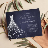 Invitation rustique et économique pour une baby sh