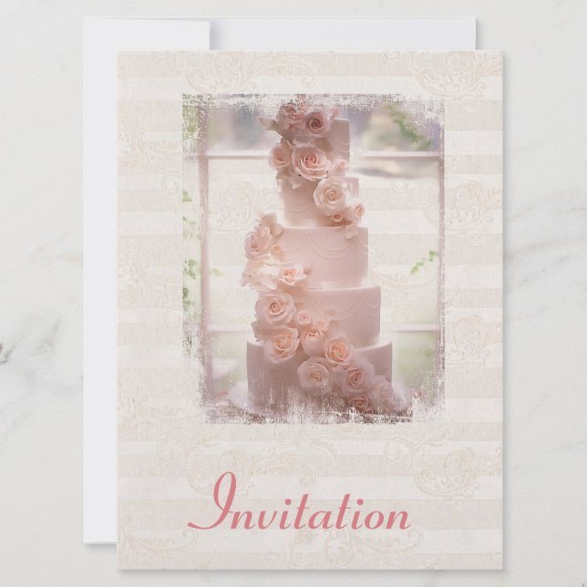 Invitation Rustique Faire-part de mariage Chic (Devant)