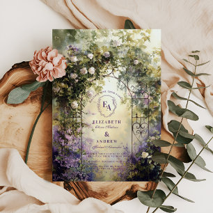 Invitation Rustique Ivy Arch Jardin extérieur Mariage