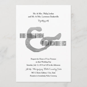 Invitation Rustique Letterpress