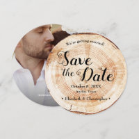 Rustique Mariage Wood Photo site web code QR
