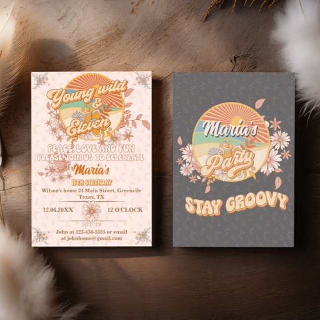 Invitation Rythme rétro le 11ème anniversaire super ultime (Créateur téléchargé)