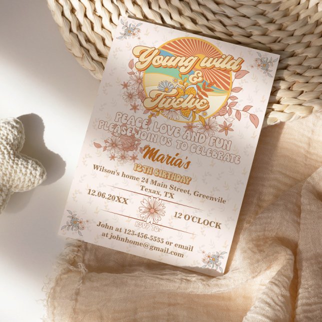 Invitation Rythme rétro le 12ème anniversaire super ultime (Créateur téléchargé)