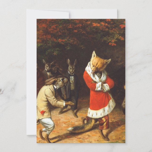 Invitation Sa Majesté Reçoit Par William Holbrook Beard (Devant)