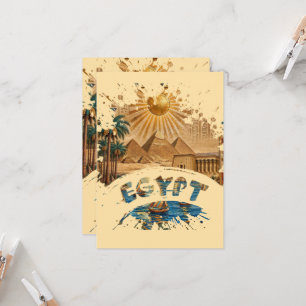 Invitation Sac à Tote de la Mosaïque des Pyramides Égyptienne