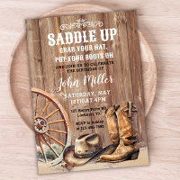 Saddup Pays Western Cowboy Party Boots Casquette