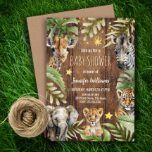 Safari Baby shower Bébé Animaux