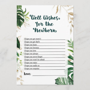 Invitation Safari Baby shower Jeu - Wings for Newborn