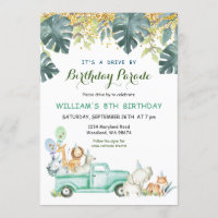 Safari en voiture par défilé d'anniversaire Invita