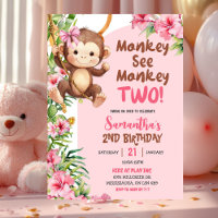 Safari Rose Singe Voir Singe Deux 2ème Anniversair