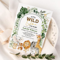 Safari Tropical Animaux Wild One Baby Boy