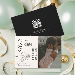 Invitation Sage et bouffée minimaliste florale moderne