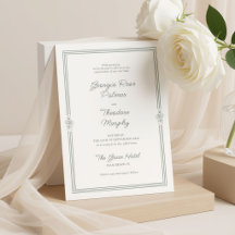 Sage & Ivory | Écriture minimaliste de mariage