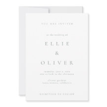 Sage Vert & Blanc Boho Minimaliste Mariage moderne