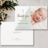 Sage vert or Custom Modern Baby Baptism