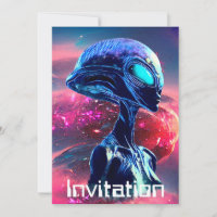 Sagesse Alien Psychédélique Scifi Art