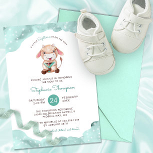 Invitation Sagittaire céleste Astrologie Baby shower des sign