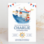 Invitation Sailor Nautical Summer<br><div class="desc">Our nautical-themed digital templates are the perfect way to celebrate your little one's special day with a unique and fun twist.
Sail on an unforgettable adventure with your child and their friends!</div>