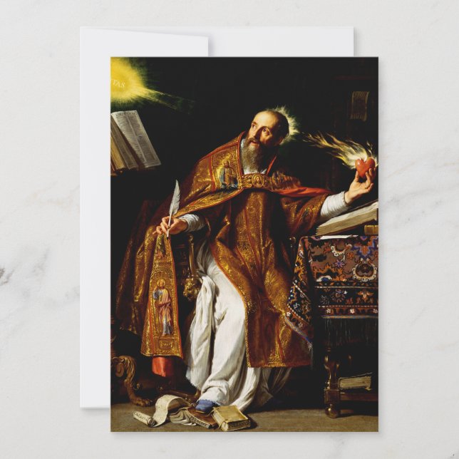 Invitation Saint Augustin d'Hippopotame (Devant)