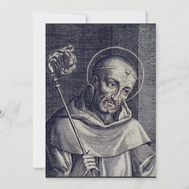 Invitation Saint Bernard de Clairvaux Docteur melliflu (Devant)