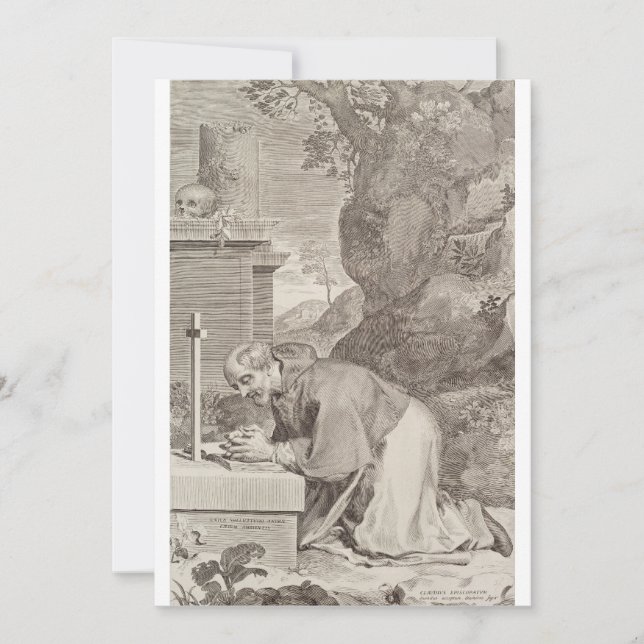 Invitation Saint Claude La Colombière Prêtre et Confesseur (Devant)