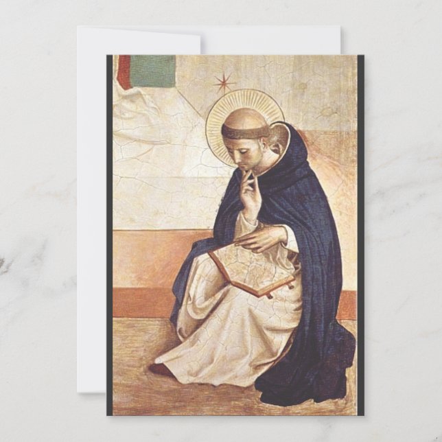 Invitation Saint Dominique de Guzman par Fra Angelico (Devant)
