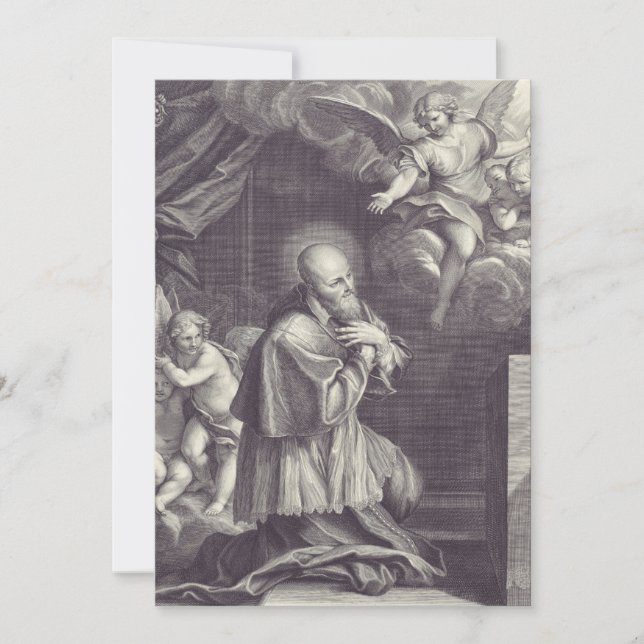 Invitation Saint  François de Sales Docteur de l'Église (Devant)