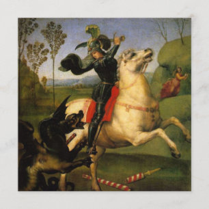 Invitation Saint Georges et le Dragon