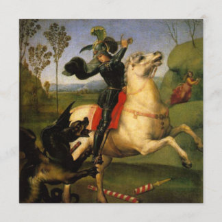 Invitation Saint Georges et le Dragon