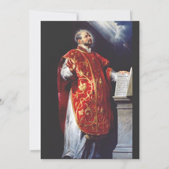 Invitation Saint Ignace de Loyola (Devant)