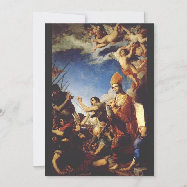 Invitation Saint Janvier, évêque de Bénévent - Beaux-arts (Devant)