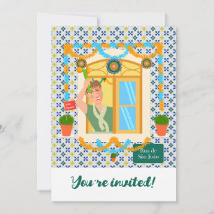 Invitation Saint John Portugais Festa Voisin