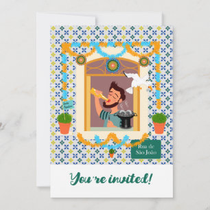 Invitation Saint John Portugais Festa Voisin