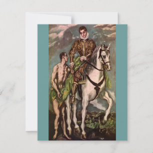 Invitation Saint Martin et le mendiant d'El Greco vers 1600
