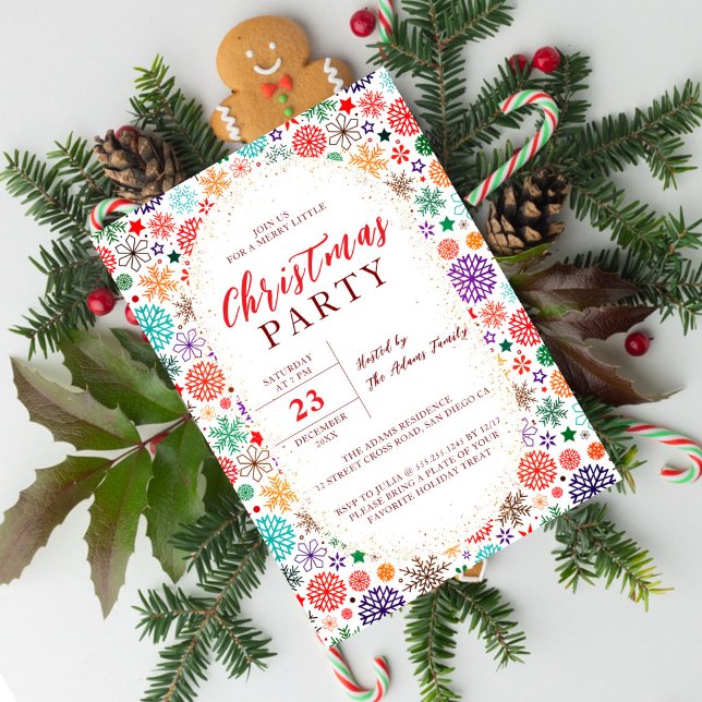 Invitation Saint Noël  Réveillon de Nouvel An Party de Brunch (Créateur téléchargé)