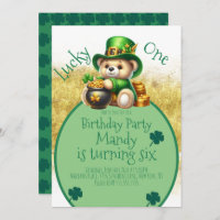 Saint-Patrick’s Day Bear Jote Anniversaire Lucky O