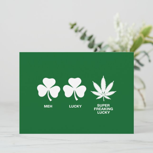 Invitation Saint Patricks Funny Party pour les gars (Debout devant)