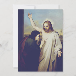 Invitation Saint Thomas doutant par Silvestro Lega