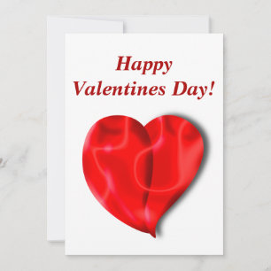 Invitation Saint Valentin ! Coeurs rouges vifs, amour, vacanc