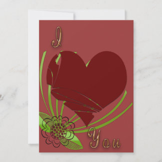 Invitation Saint-Valentin d'amour